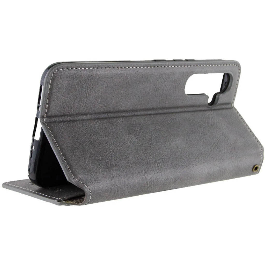 Чехол (книжка) Motorola XT2429 Moto Edge 50 Fusion, GETMAN Cubic, Серый - № 5 Чехол (книжка) Motorola XT2429 Moto Edge 50 Fusion, GETMAN Cubic, Серый - № 5