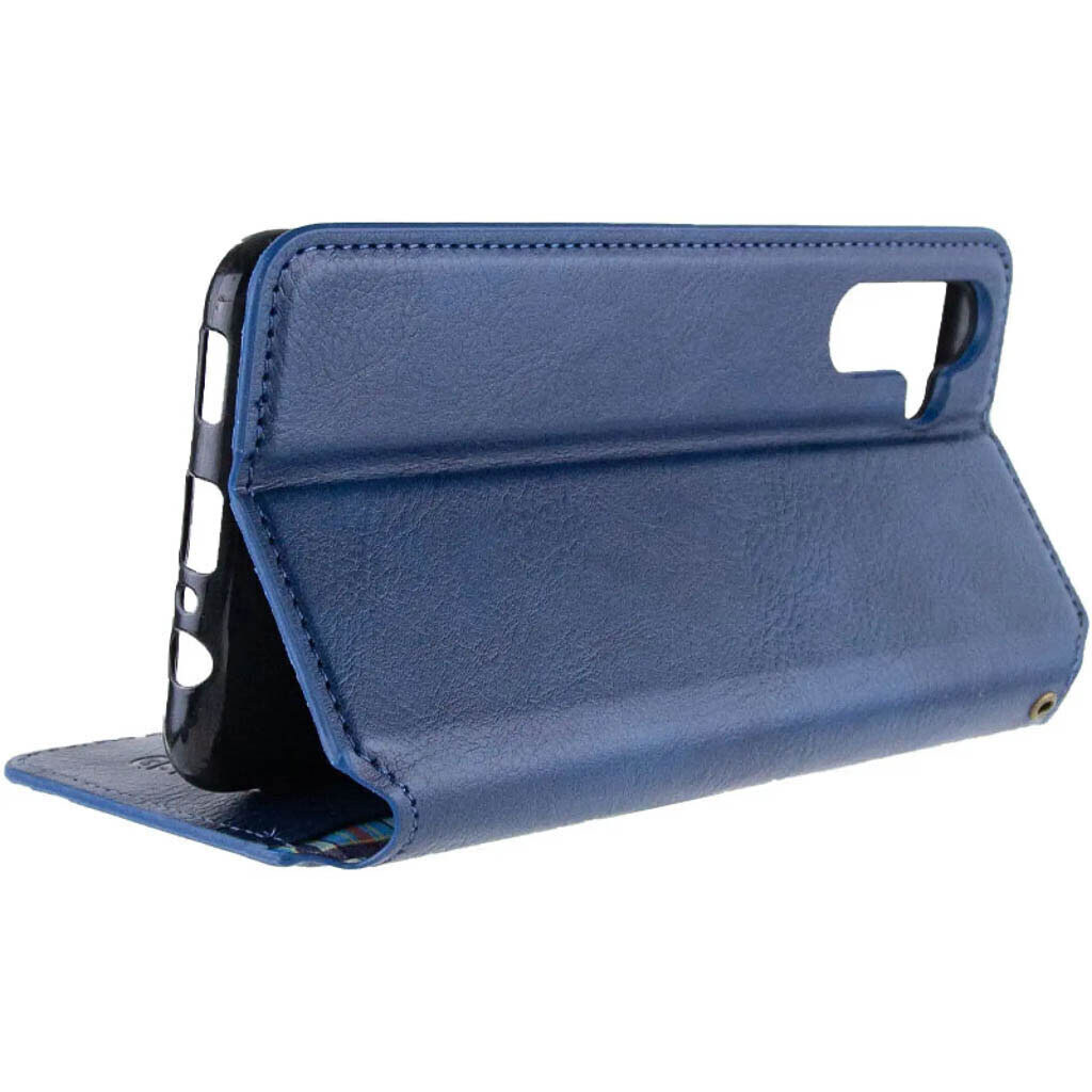 Чехол (книжка) Samsung S721 Galaxy S24 FE, GETMAN Cubic, Синий - № 5 Чехол (книжка) Samsung S721 Galaxy S24 FE, GETMAN Cubic, Синий - № 5