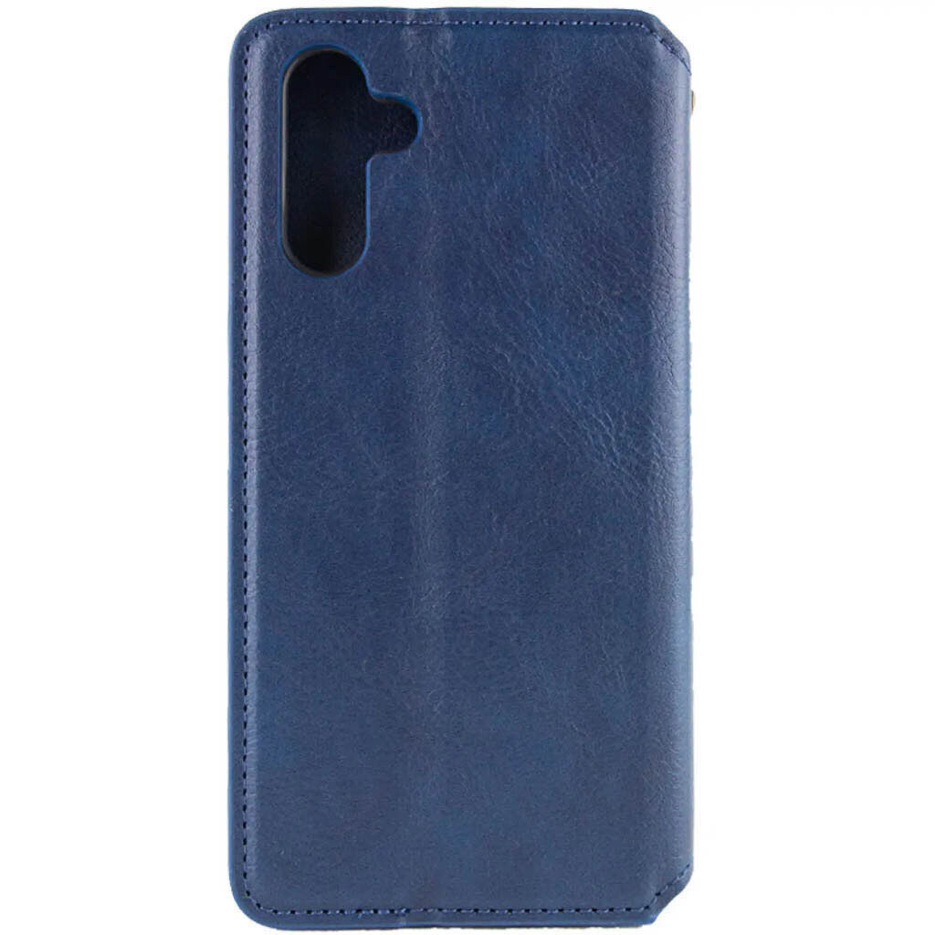 Чехол (книжка) Samsung S721 Galaxy S24 FE, GETMAN Cubic, Синий - № 6 Чехол (книжка) Samsung S721 Galaxy S24 FE, GETMAN Cubic, Синий - № 6