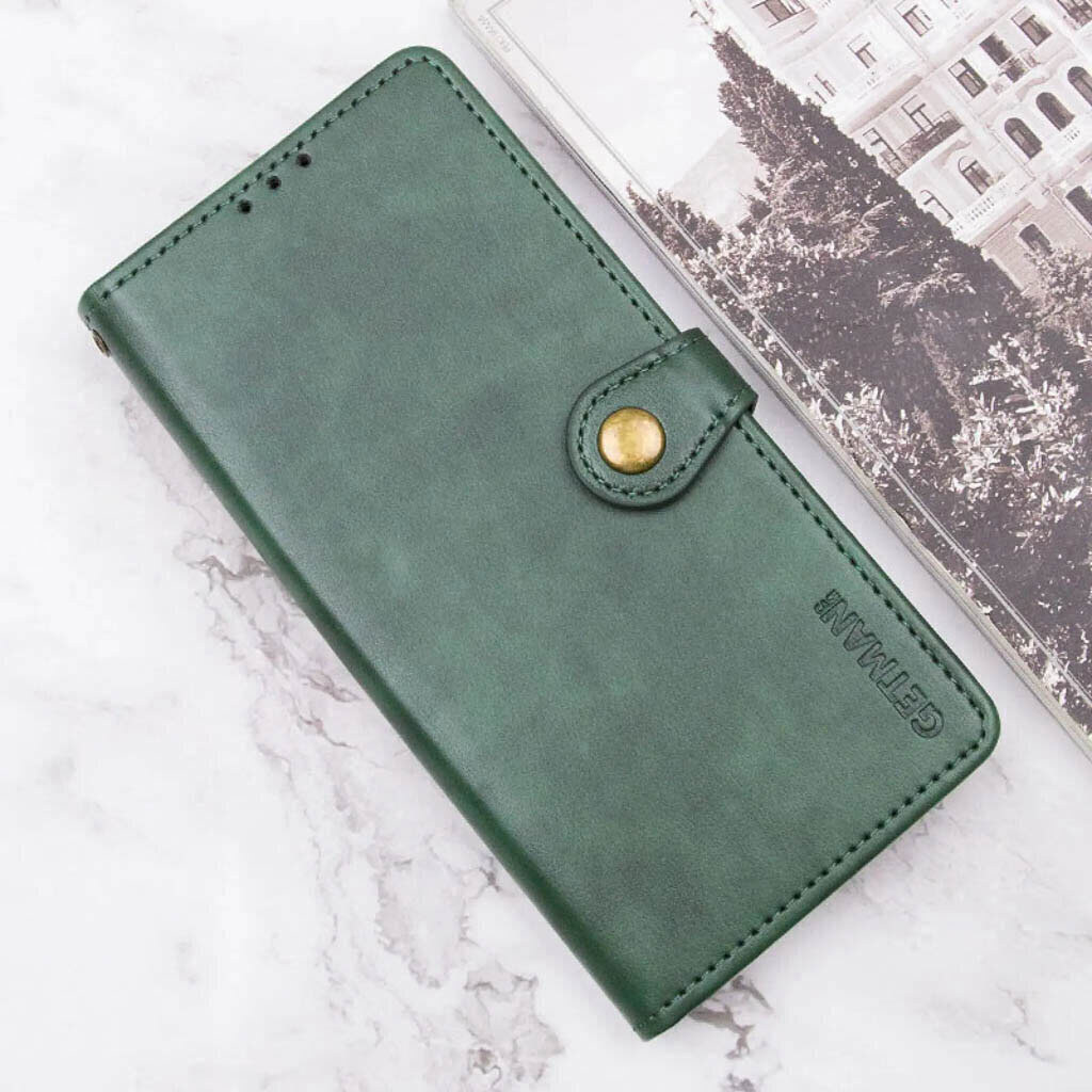 Чехол (книжка) Motorola XT2429 Moto Edge 50 Fusion, GETMAN Gallant, Зеленый - № 7 Чехол (книжка) Motorola XT2429 Moto Edge 50 Fusion, GETMAN Gallant, Зеленый - № 7