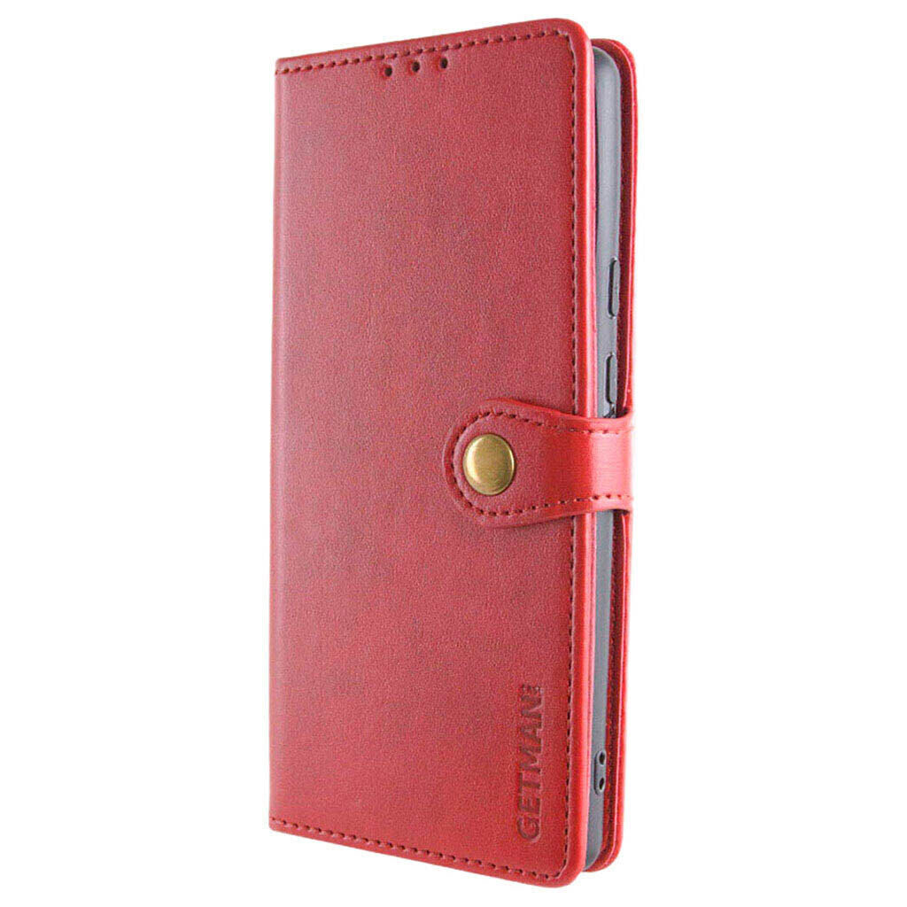 Чехол (книжка) Motorola XT2429 Moto Edge 50 Fusion, GETMAN Gallant, Красный - № 2 Чехол (книжка) Motorola XT2429 Moto Edge 50 Fusion, GETMAN Gallant, Красный - № 2
