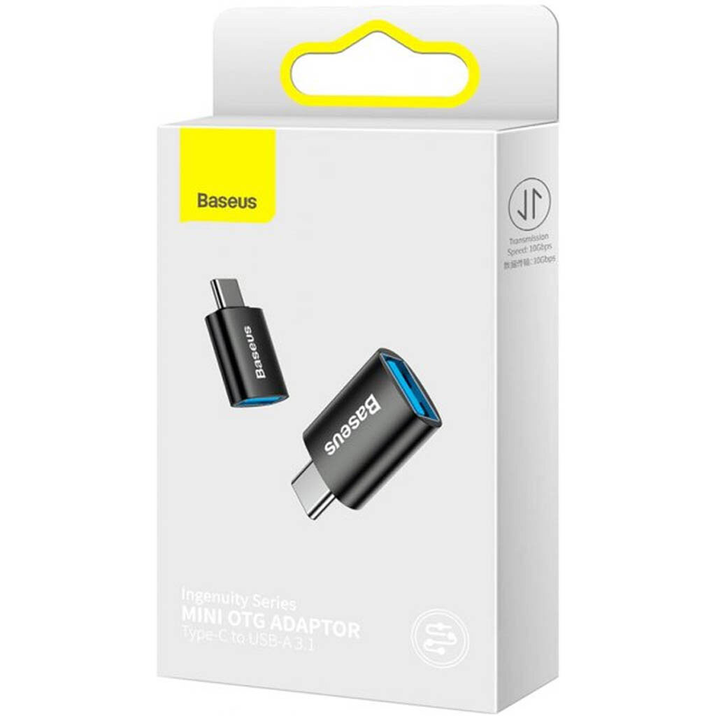 Адаптер Baseus ZJJQ000001 Ingenuity, Type-C, USB, Синій - № 5 Адаптер Baseus ZJJQ000001 Ingenuity, Type-C, USB, Синій - № 5