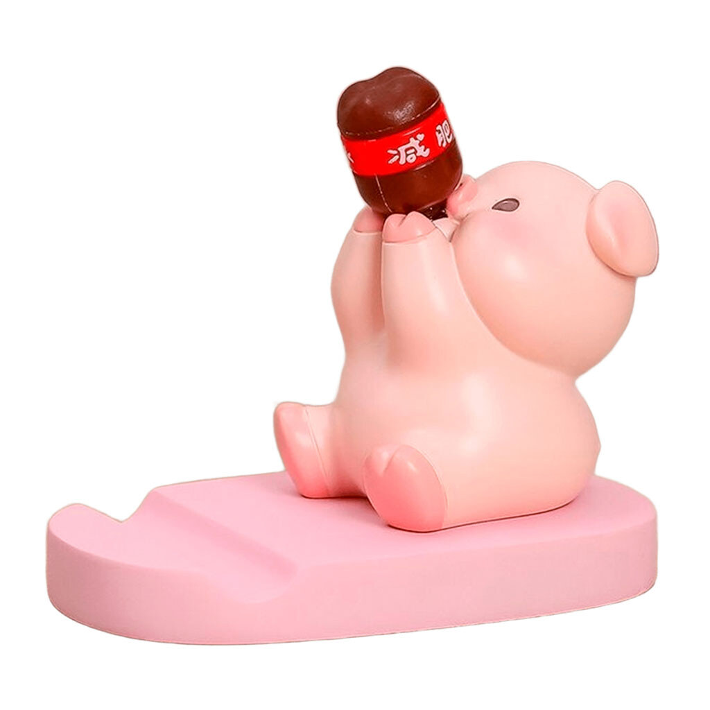 Подставка Funny Animals Piggy with Bottle - № 1 Подставка Funny Animals Piggy with Bottle - № 1