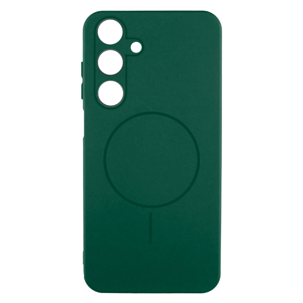 Чехол (накладка) Samsung A276 Galaxy A27, Air Beats, MagSafe, Dark Green, Зеленый - № 1 Чехол (накладка) Samsung A276 Galaxy A27, Air Beats, MagSafe, Dark Green, Зеленый - № 1