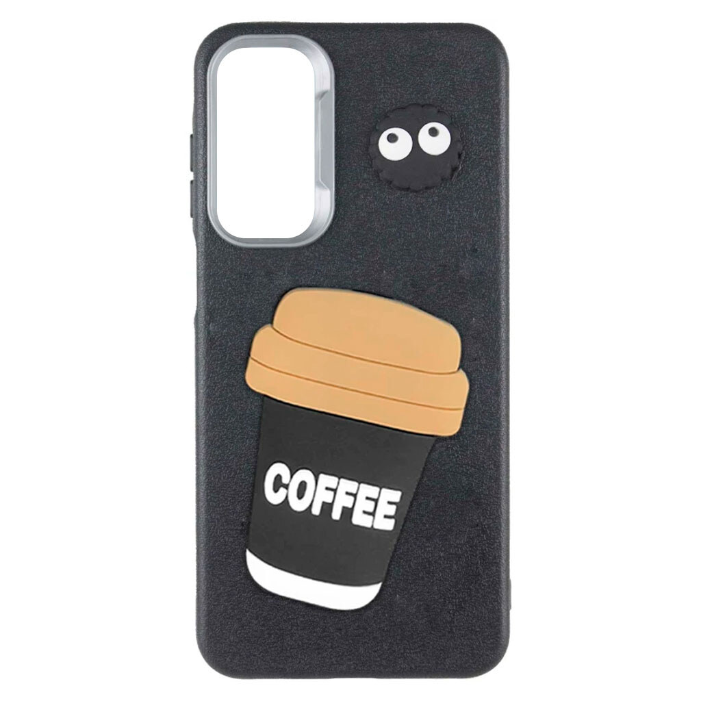 Чохол (накладка) Samsung Galaxy A26 5G, Epik Leather Toys, Coffee, Чорний - № 1 Чохол (накладка) Samsung Galaxy A26 5G, Epik Leather Toys, Coffee, Чорний - № 1