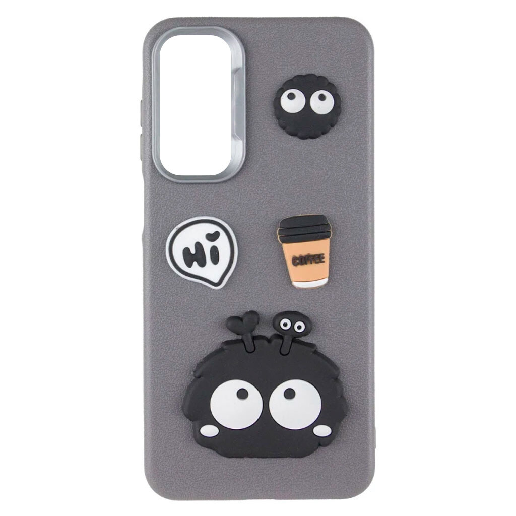 Чохол (накладка) Samsung Galaxy A26 5G, Epik Leather Toys, Monster, Сірий - № 1 Чохол (накладка) Samsung Galaxy A26 5G, Epik Leather Toys, Monster, Сірий - № 1