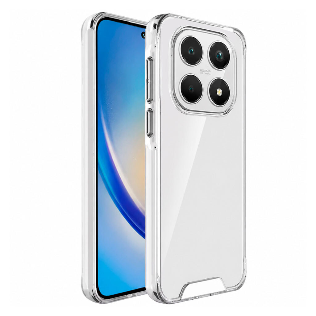 Чехол (накладка) Xiaomi Redmi Note 15 Pro, BeCover Space Case, Прозрачный - № 1 Чехол (накладка) Xiaomi Redmi Note 15 Pro, BeCover Space Case, Прозрачный - № 1