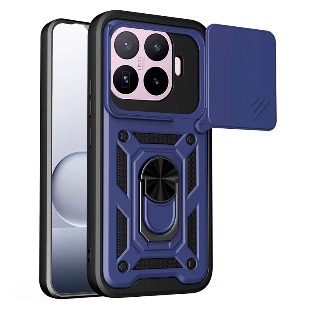 Чехол (накладка) Xiaomi 17T, Armor Guard Shield, Синий - № 1 Чехол (накладка) Xiaomi 17T, Armor Guard Shield, Синий - № 1