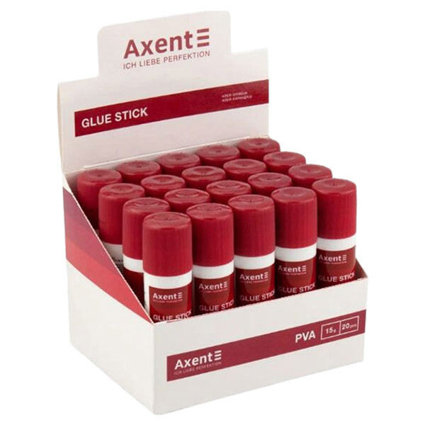 Клей-олівець PVA, 15 г, 20 штук, Axent - № 2 Клей-олівець PVA, 15 г, 20 штук, Axent - № 2