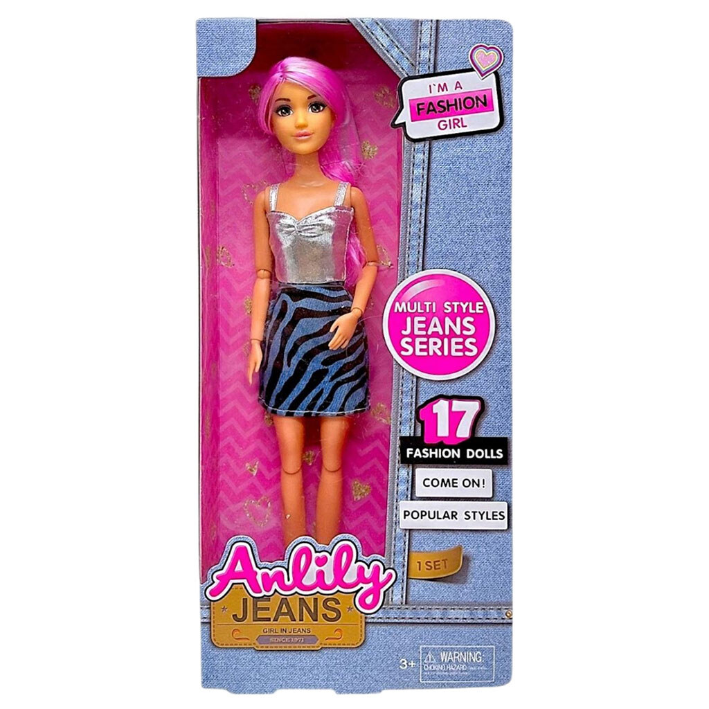Кукла "Anlily", серия "Jeans", обувь и платья, Mic - № 1 Кукла "Anlily", серия "Jeans", обувь и платья, Mic - № 1