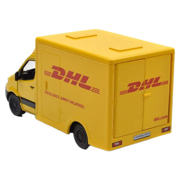 Модель легкова "MERCEDES-BENZ Sprinter, DHL Edition 5ʼʼ, метал, інерц., відкр. дв., Kinsmart - № 2 Модель легкова "MERCEDES-BENZ Sprinter, DHL Edition 5ʼʼ, метал, інерц., відкр. дв., Kinsmart - № 2