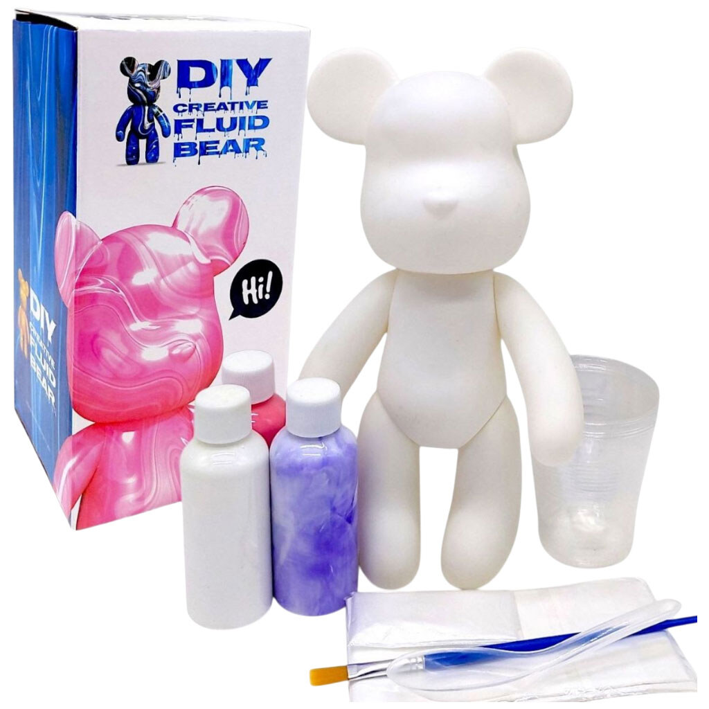 Набор для творчества "FLUID BEAR: МЕДВЕДЬ С КРАСКАМИ", Mic - № 1 Набор для творчества "FLUID BEAR: МЕДВЕДЬ С КРАСКАМИ", Mic - № 1