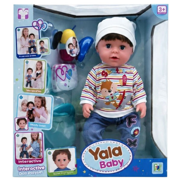Пупс "Yala Baby", 45 см, БІЛА ШАПОЧКА, Yala Baby - № 2 Пупс "Yala Baby", 45 см, БІЛА ШАПОЧКА, Yala Baby - № 2