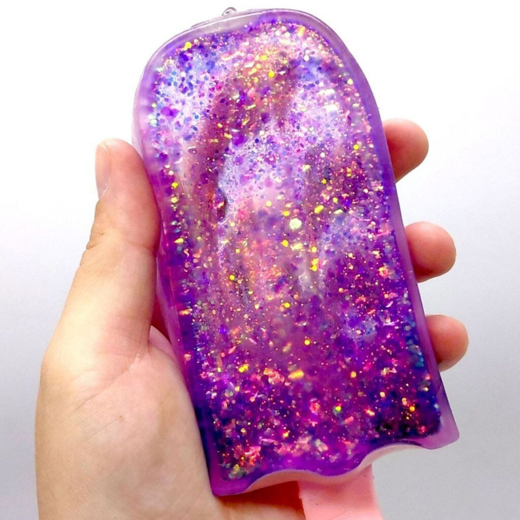 Сквиш "Мороженое на палочке", с глитером, 14cm, Mic - № 2 Сквиш "Мороженое на палочке", с глитером, 14cm, Mic - № 2