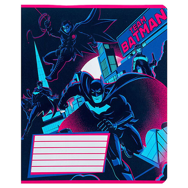Зошит "DC Comics", 18 арк., гібридний лак + УФ лак, Kite - № 5 Зошит "DC Comics", 18 арк., гібридний лак + УФ лак, Kite - № 5