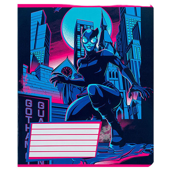 Зошит "DC Comics", 18 арк., гібридний лак + УФ лак, Kite - № 7 Зошит "DC Comics", 18 арк., гібридний лак + УФ лак, Kite - № 7