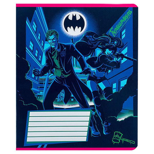 Зошит "DC Comics", 18 арк., гібридний лак + УФ лак, Kite - № 11 Зошит "DC Comics", 18 арк., гібридний лак + УФ лак, Kite - № 11