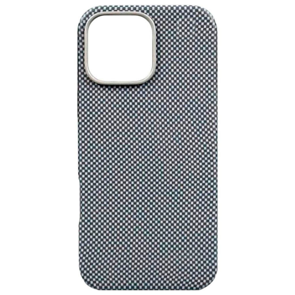 Чехол (накладка) Apple iPhone 17 Pro Max, Carbon Fiber Separate Camera, Серый - № 1 Чехол (накладка) Apple iPhone 17 Pro Max, Carbon Fiber Separate Camera, Серый - № 1