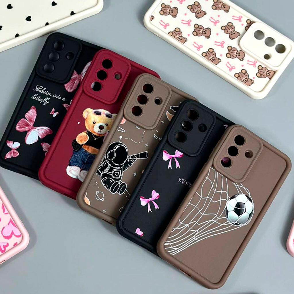 Чехол (накладка) Samsung S928 Galaxy S24 Ultra, Shock Sides Resistant, Bowknot Bear, Рисунок - № 6 Чехол (накладка) Samsung S928 Galaxy S24 Ultra, Shock Sides Resistant, Bowknot Bear, Рисунок - № 6