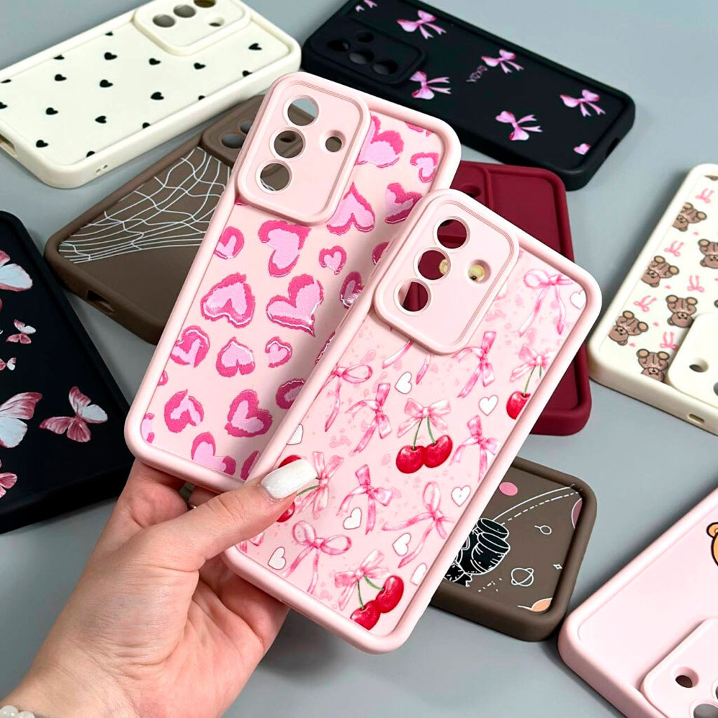 Чехол (накладка) Xiaomi Poco M8 Pro 5G / Redmi Note 15 Pro Plus, Shock Sides Resistant, Black Hearts, Рисунок - № 4 Чехол (накладка) Xiaomi Poco M8 Pro 5G / Redmi Note 15 Pro Plus, Shock Sides Resistant, Black Hearts, Рисунок - № 4