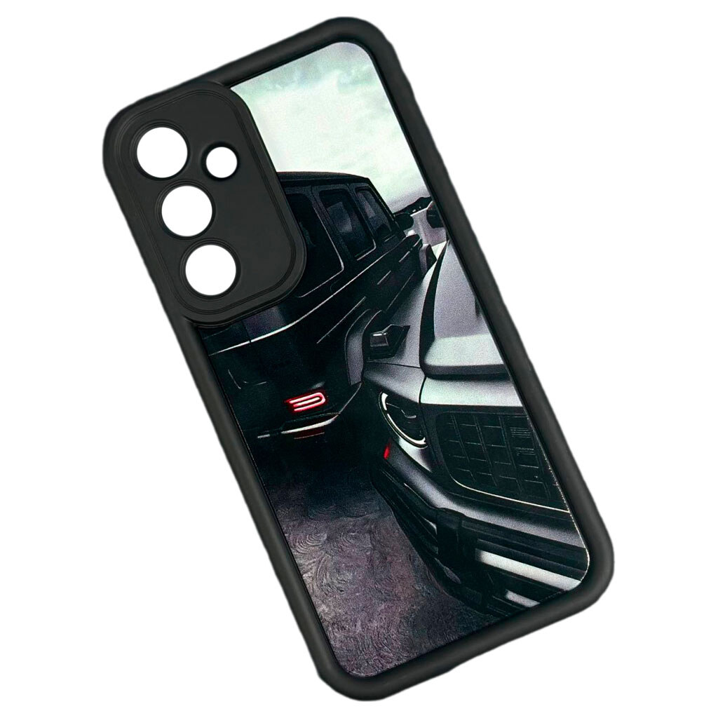 Чохол (накладка) Xiaomi Poco C71 / Redmi A5 / Redmi A7, Shock Sides Resistant, Black Cars, Малюнок - № 1 Чохол (накладка) Xiaomi Poco C71 / Redmi A5 / Redmi A7, Shock Sides Resistant, Black Cars, Малюнок - № 1
