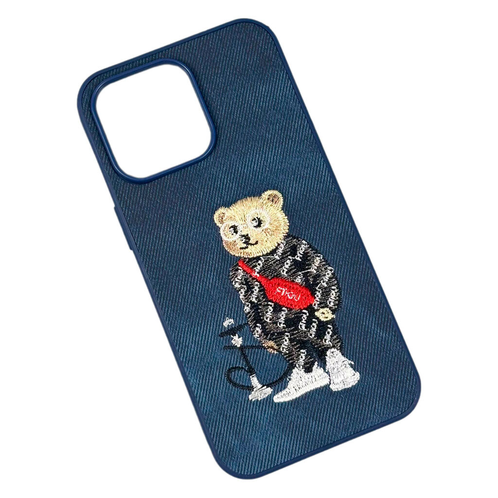 Чехол (накладка) Xiaomi Redmi Note 11 / Redmi Note 11S, Teddy Bear Embroidered, Urban Bear, Рисунок - № 1 Чехол (накладка) Xiaomi Redmi Note 11 / Redmi Note 11S, Teddy Bear Embroidered, Urban Bear, Рисунок - № 1
