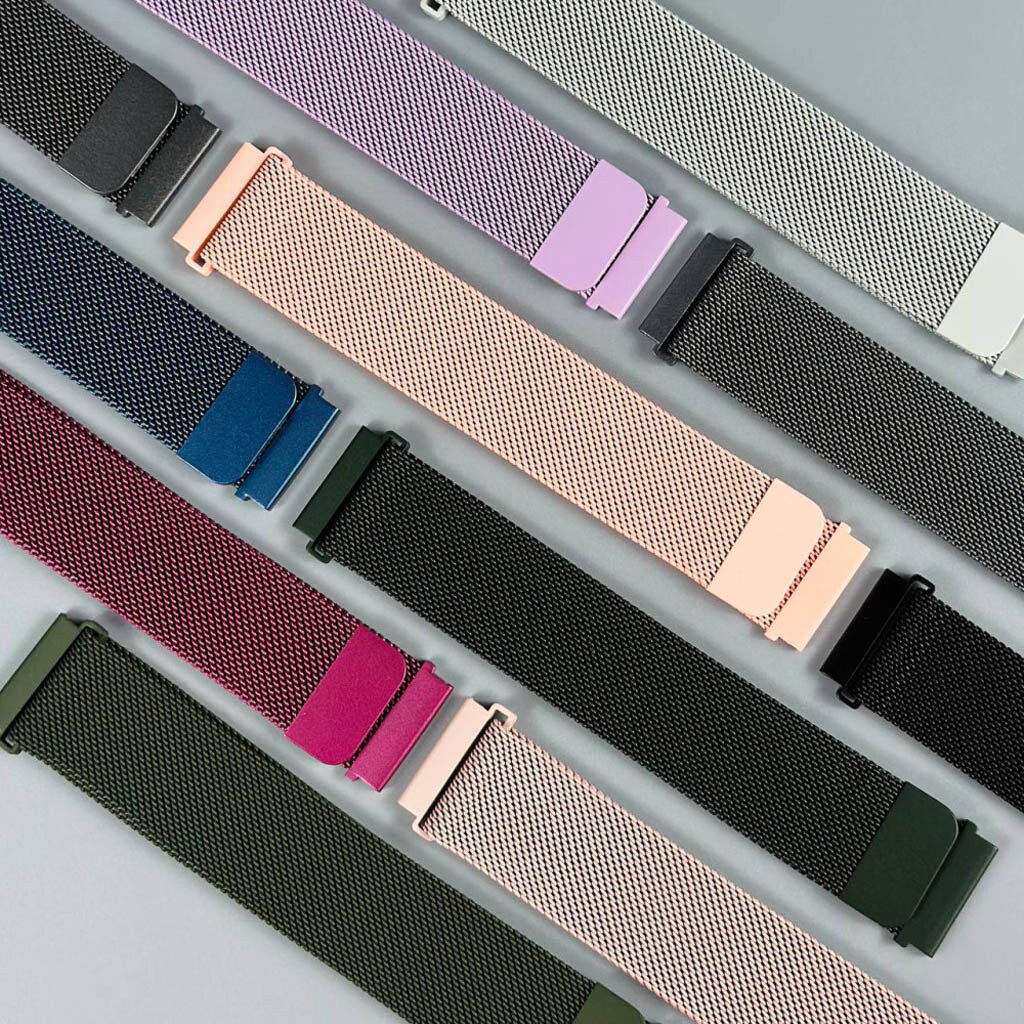 Ремешок универсальный, Milanese loop, Peach Pink, Розовый - № 5 Ремешок универсальный, Milanese loop, Peach Pink, Розовый - № 5