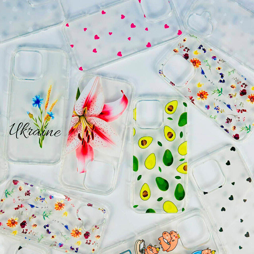 Чехол (накладка) Apple iPhone 15 Pro Max, Transparent Print Mix, Wheat, Прозрачный - № 6 Чехол (накладка) Apple iPhone 15 Pro Max, Transparent Print Mix, Wheat, Прозрачный - № 6