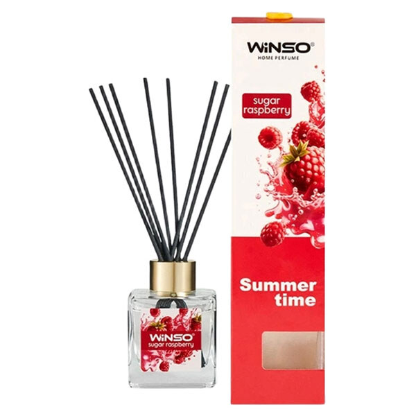 Аромадифузор з паличками Winso Summer Time "Sugar Raspberry", 100 мл - № 1 Аромадифузор з паличками Winso Summer Time "Sugar Raspberry", 100 мл - № 1