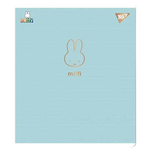Зошит шкільний в клітинку серія "Gold Miffy", 12 аркушів, Yes - № 3 Зошит шкільний в клітинку серія "Gold Miffy", 12 аркушів, Yes - № 3
