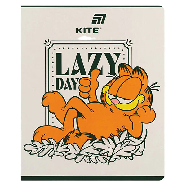Тетрадь школьная клетка серия "Garfield", 48 листов, Kite - № 9 Тетрадь школьная клетка серия "Garfield", 48 листов, Kite - № 9