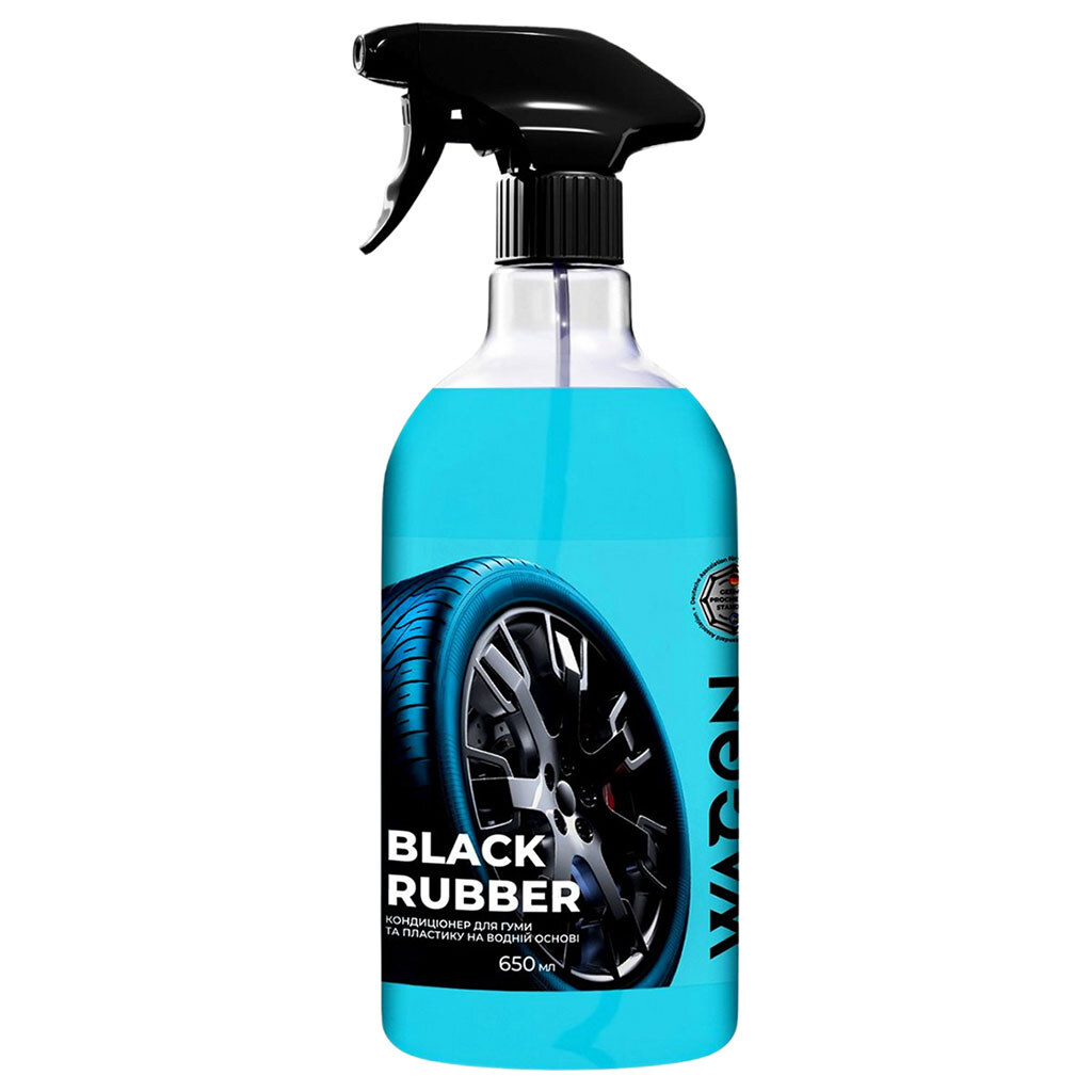 Кондиціонер для гуми, пластику на водяній основі WAGEN BLACK RUBBER, 650 мл - № 1 Кондиціонер для гуми, пластику на водяній основі WAGEN BLACK RUBBER, 650 мл - № 1