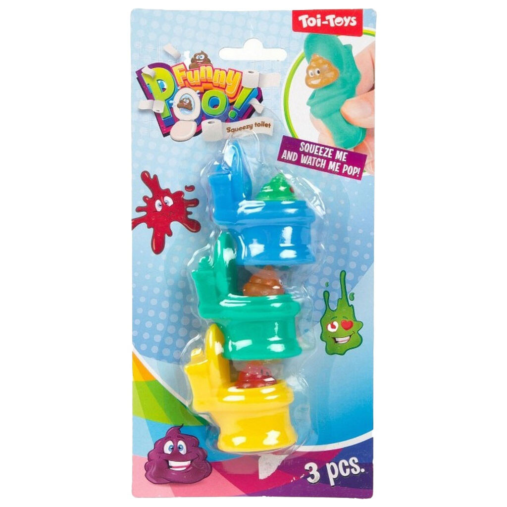 Набір іграшок-антистрес "Funny Poo: Унітази", 3 шт., Toi-Toys - № 2 Набір іграшок-антистрес "Funny Poo: Унітази", 3 шт., Toi-Toys - № 2
