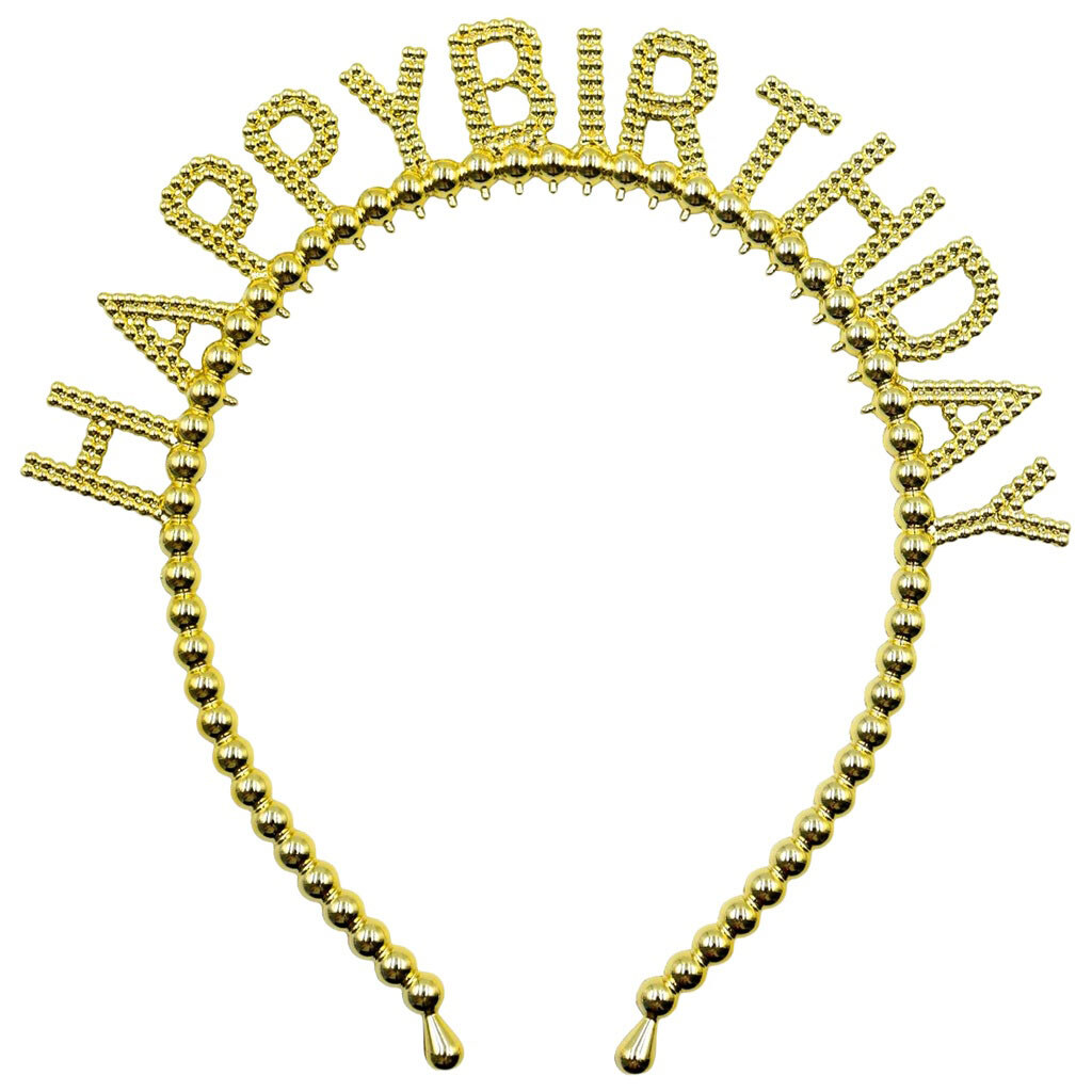 Обруч для волос "Happy Birthday", в ассортименте - № 1 Обруч для волос "Happy Birthday", в ассортименте - № 1