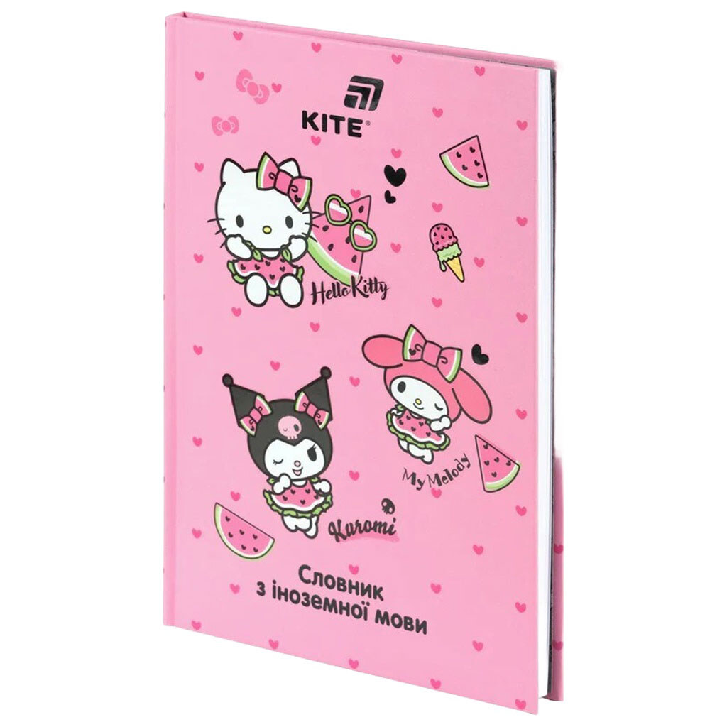 Словник для іноземної мови серія "Hello Kitty", 60 аркушів, Kite - № 2 Словник для іноземної мови серія "Hello Kitty", 60 аркушів, Kite - № 2