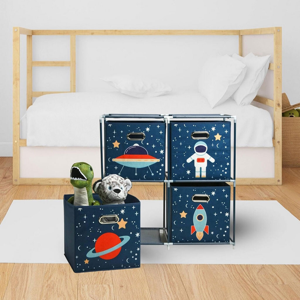 Стелаж для зберігання речей з органайзерами Storage Solutions, 4 шт. - № 3 Стелаж для зберігання речей з органайзерами Storage Solutions, 4 шт. - № 3