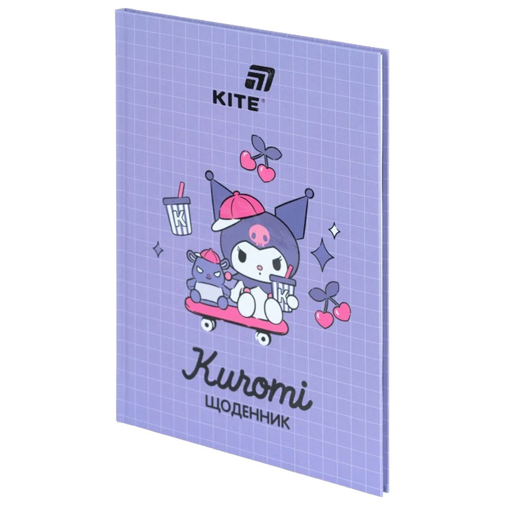 Дневник школьный твердый переплет серия "Kuromi", Kite - № 2 Дневник школьный твердый переплет серия "Kuromi", Kite - № 2