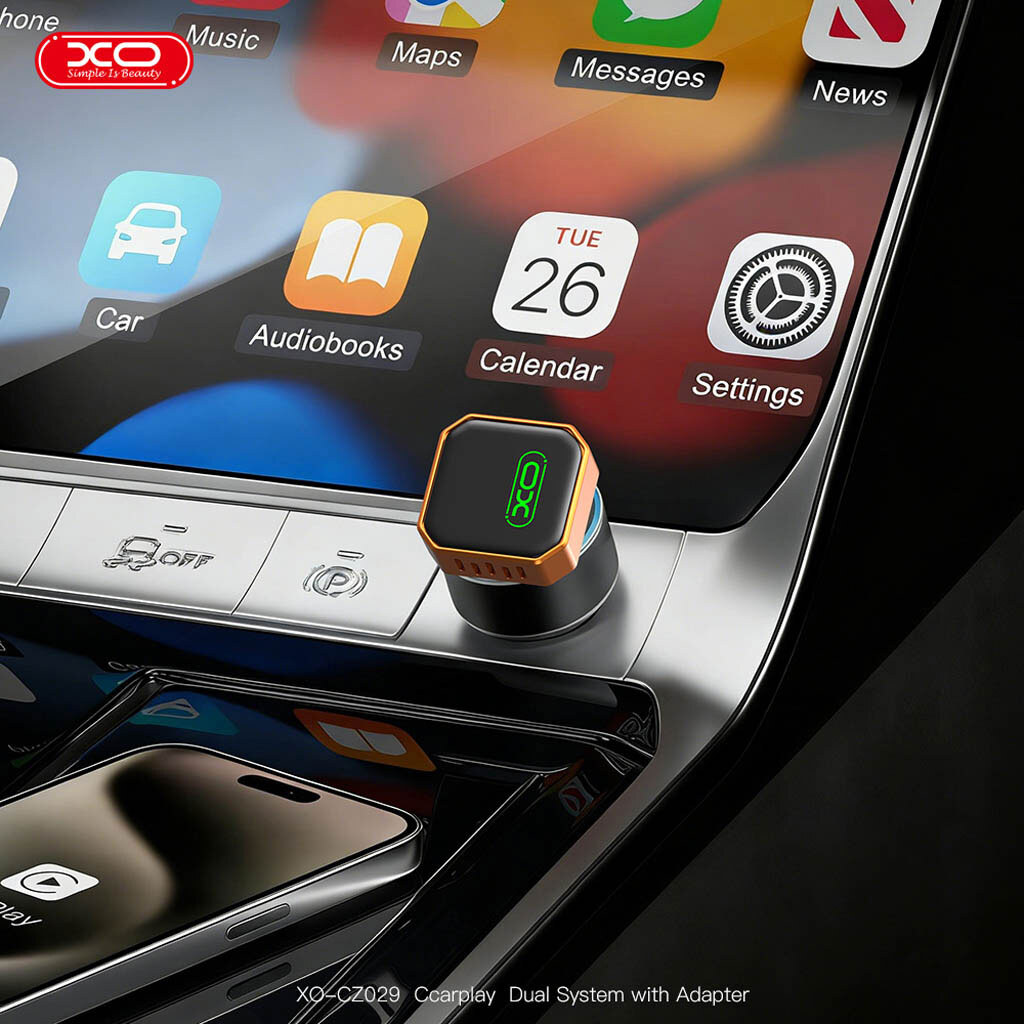 Адаптер CarPlay XO CZ029, Оранжевый - № 5 Адаптер CarPlay XO CZ029, Оранжевый - № 5