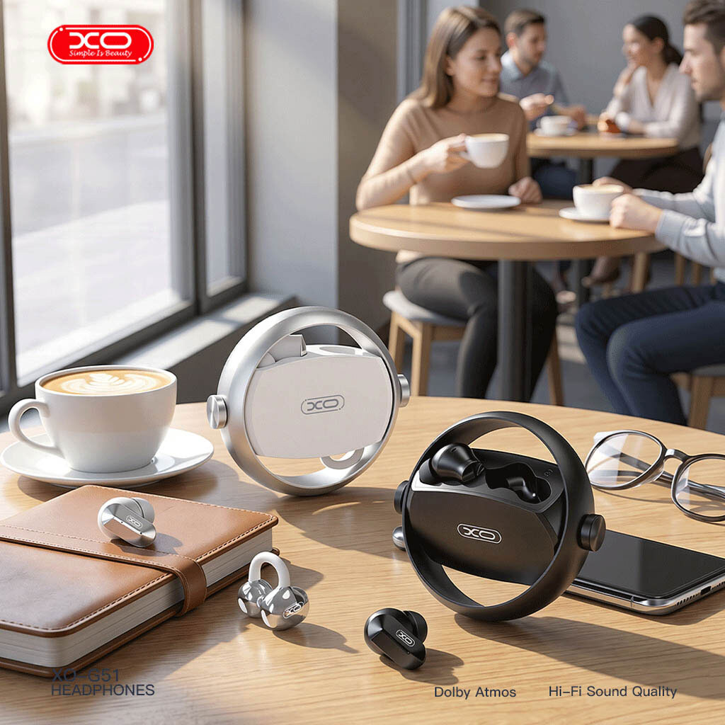 Bluetooth-гарнітура XO G51 Relieve Stress Gyroscope, Стерео, Чорний - № 6 Bluetooth-гарнітура XO G51 Relieve Stress Gyroscope, Стерео, Чорний - № 6