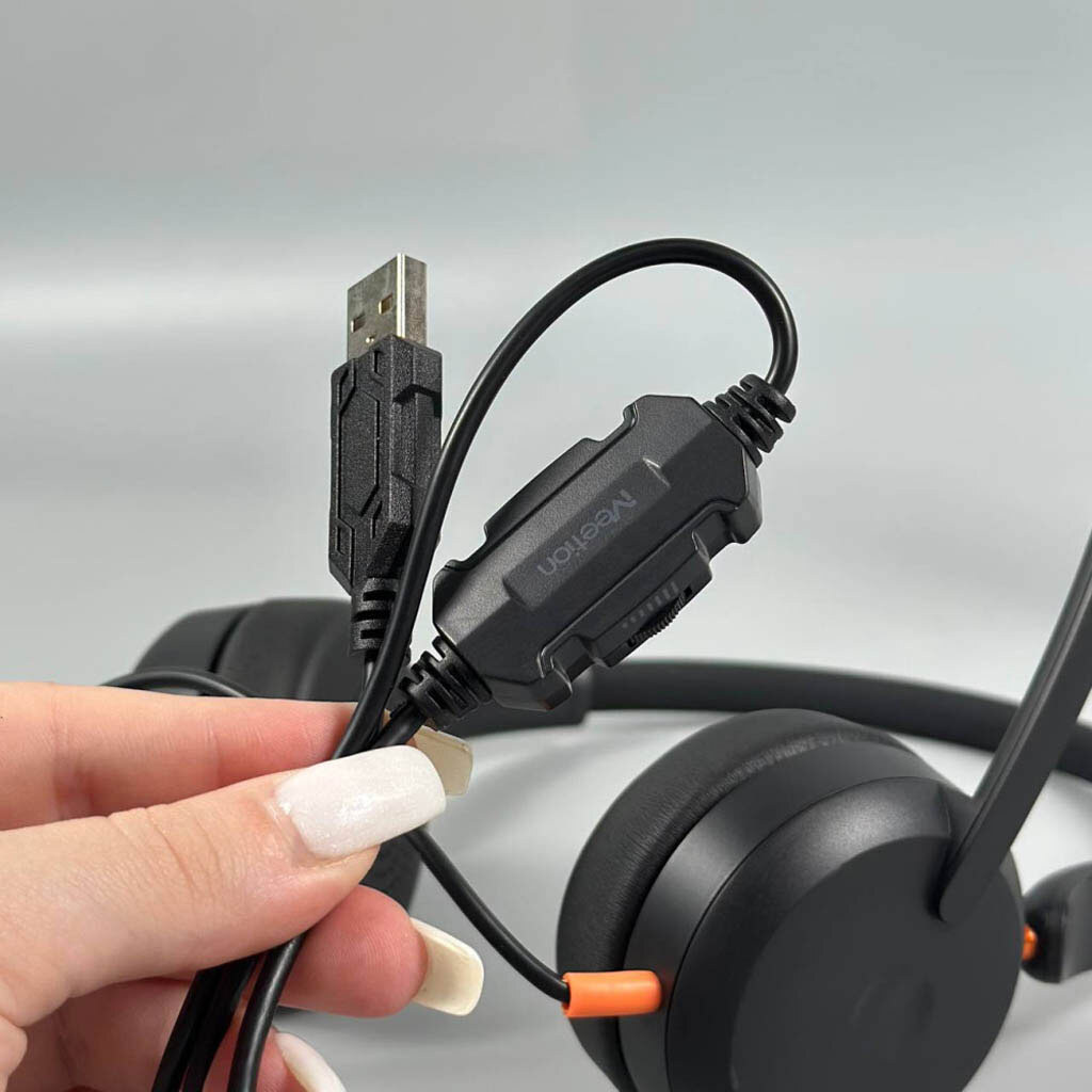 Наушники Meetion HP005U, С микрофоном, Черный - № 3 Наушники Meetion HP005U, С микрофоном, Черный - № 3