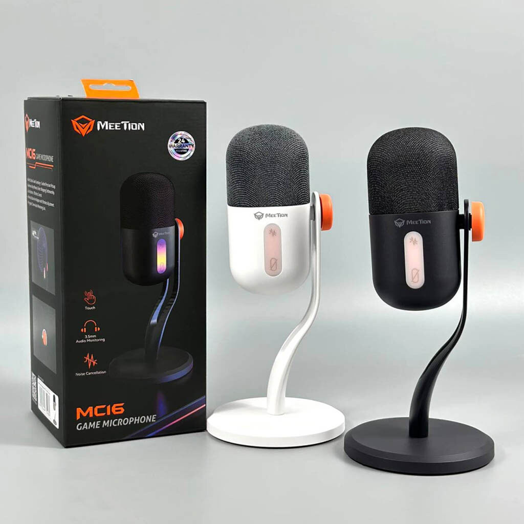 Ігровий мікрофон Meetion MC16, Чорний - № 8 Ігровий мікрофон Meetion MC16, Чорний - № 8