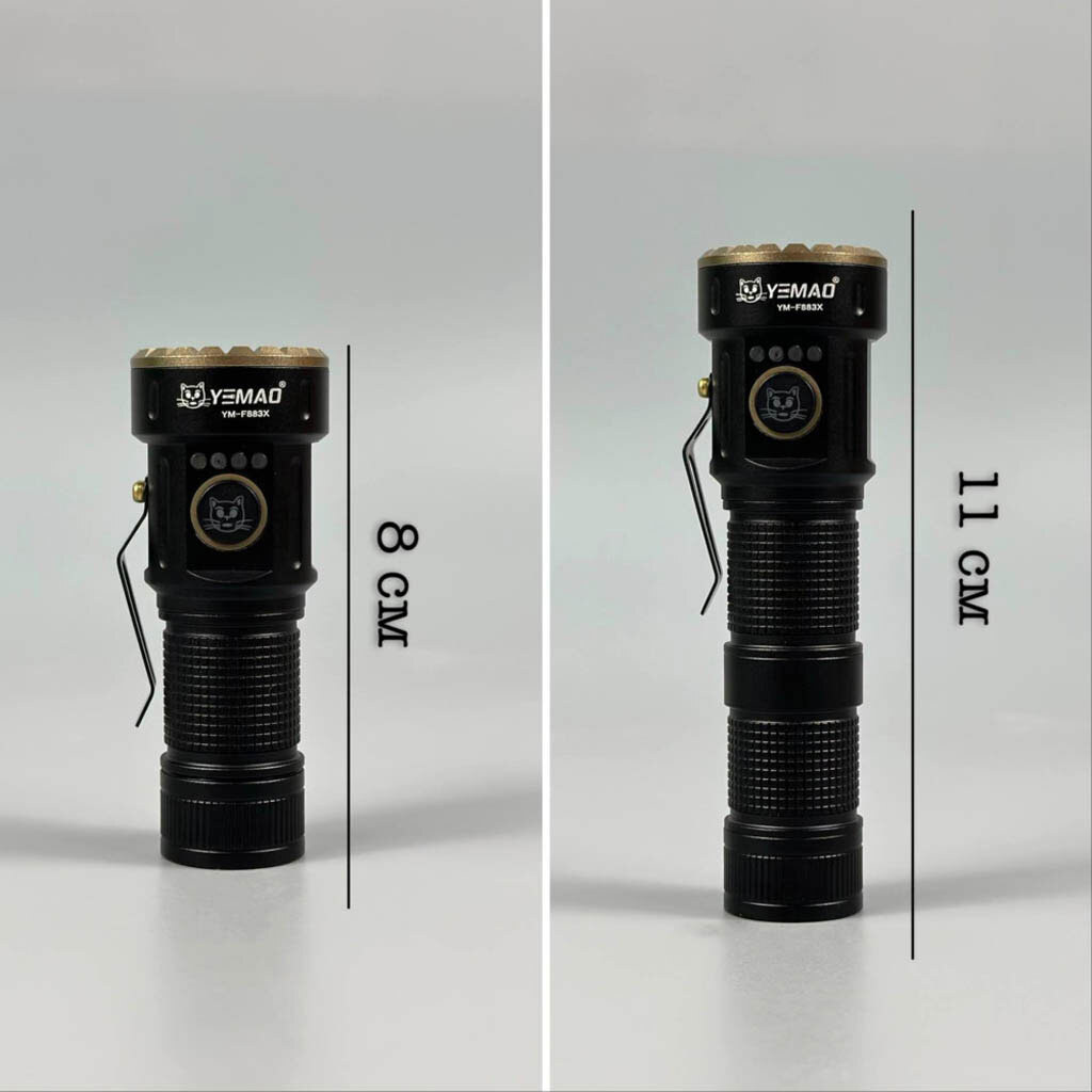 Фонарик Yemao YM-F883X, Черный - № 3 Фонарик Yemao YM-F883X, Черный - № 3