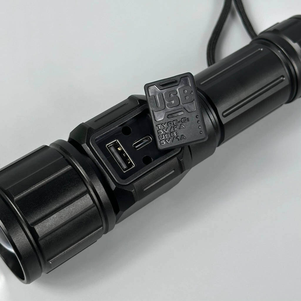 Ліхтарик Yemao YM-S2305C, Чорний - № 2 Ліхтарик Yemao YM-S2305C, Чорний - № 2