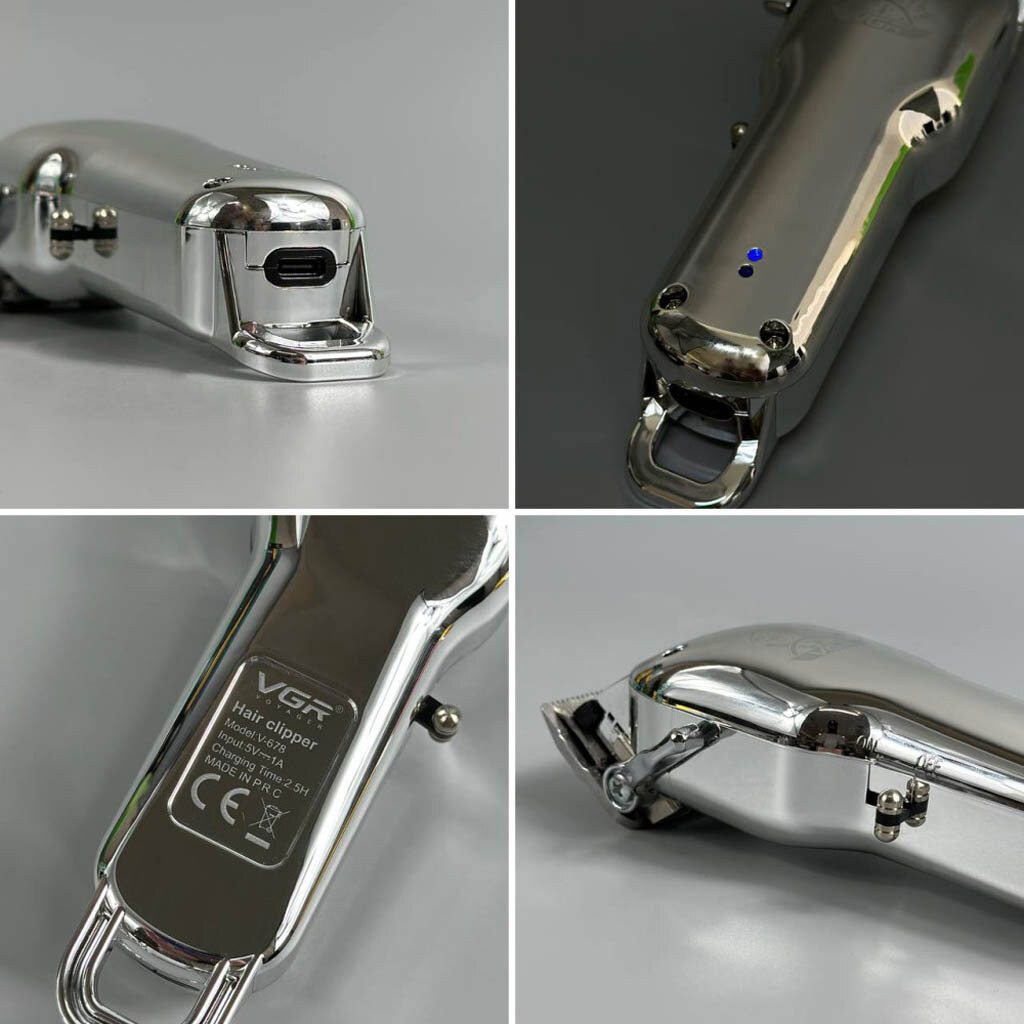 Машинка для стрижки VGR V-678, Серебряный - № 3 Машинка для стрижки VGR V-678, Серебряный - № 3