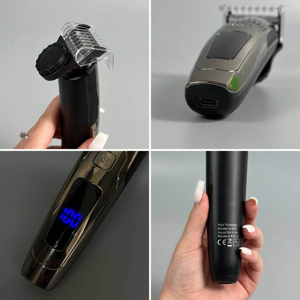 Машинка для стрижки VGR V-072, Серебряный - № 3 Машинка для стрижки VGR V-072, Серебряный - № 3