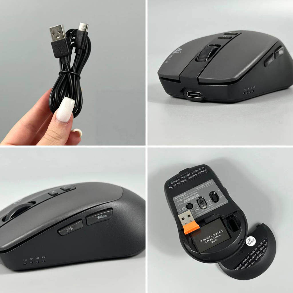 Миша Meetion BTM031, Чорний - № 3 Миша Meetion BTM031, Чорний - № 3