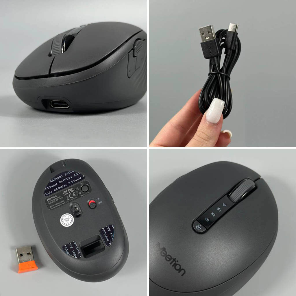 Миша Meetion BTM640, Чорний - № 3 Миша Meetion BTM640, Чорний - № 3