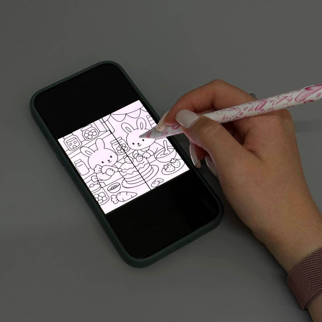 Стилус Universal Pen Magnetic, Белый - № 4 Стилус Universal Pen Magnetic, Белый - № 4