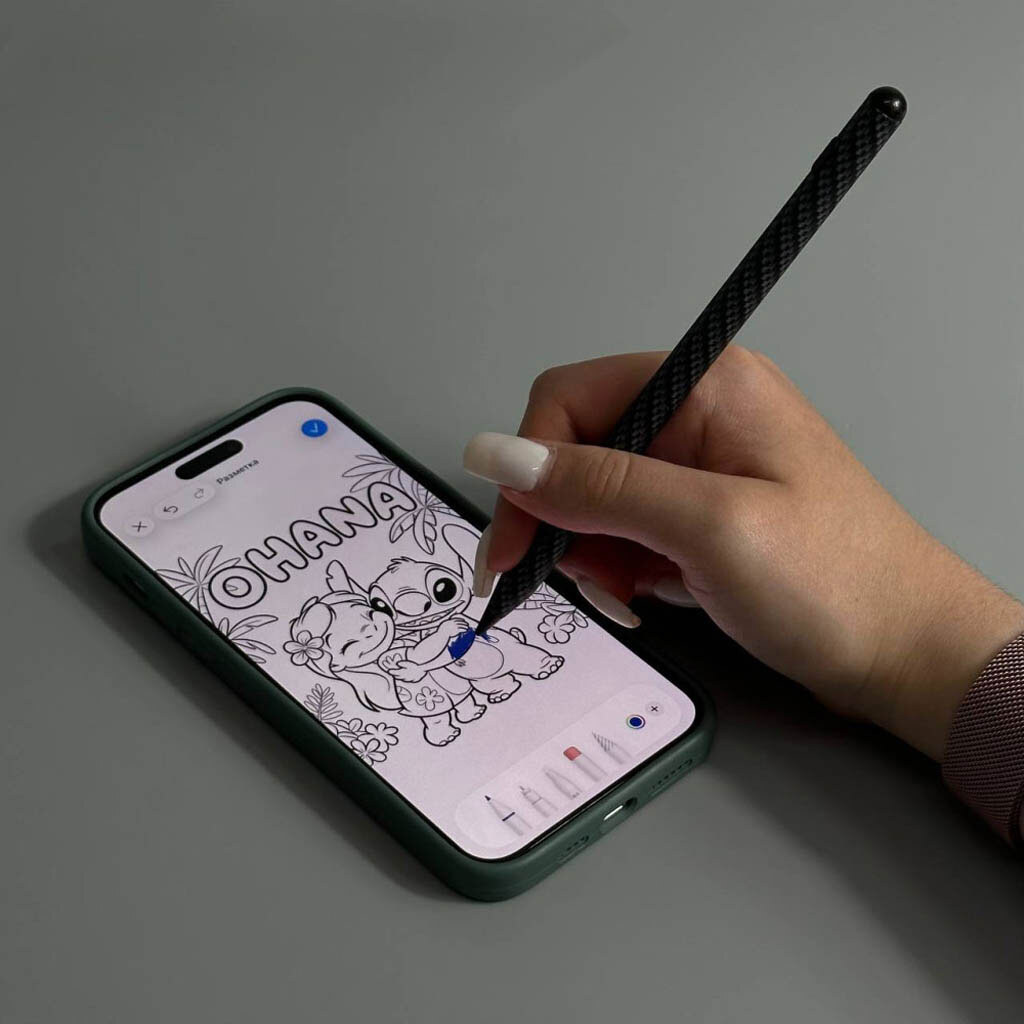 Стилус Universal Pen Magnetic, Черный - № 4 Стилус Universal Pen Magnetic, Черный - № 4