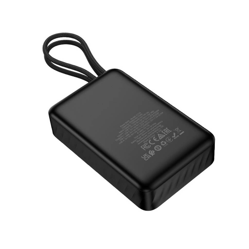 Портативная батарея (Power Bank) Hoco J171A Edge, 20000 mAh, Черный - № 3 Портативная батарея (Power Bank) Hoco J171A Edge, 20000 mAh, Черный - № 3